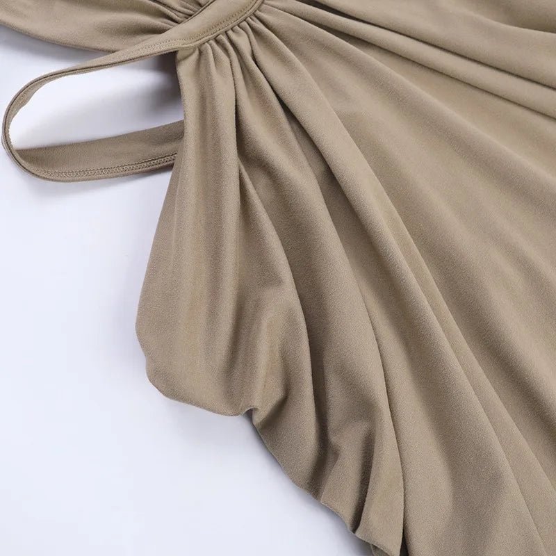 Nova Sparkling Halter Gown