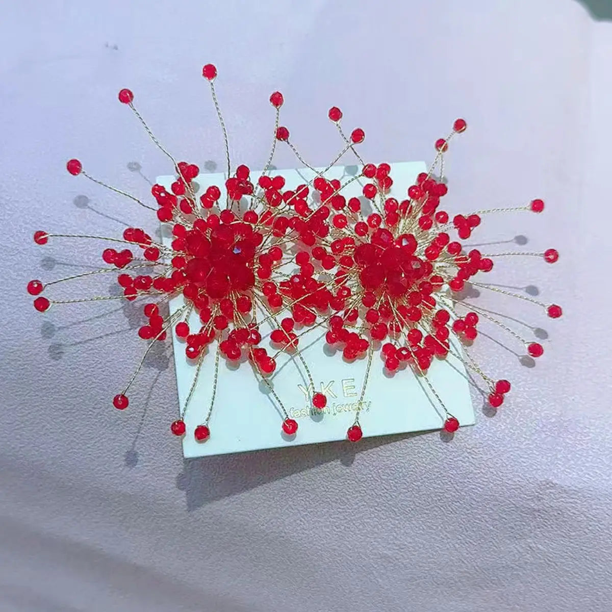 Fleur Crystal Studs