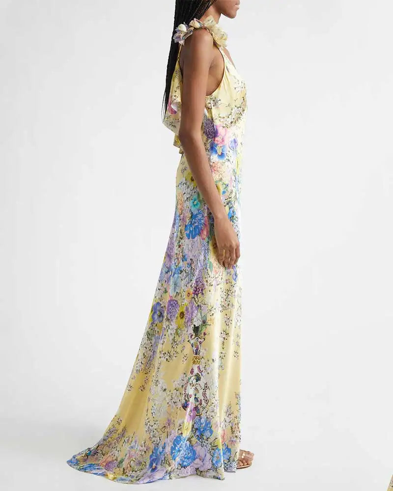 Fleur Sling Floral Maxi