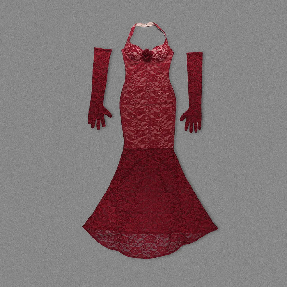 Séraphine Sequin Lace Gown