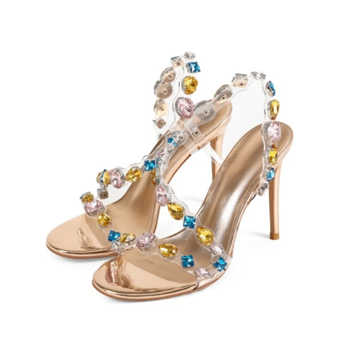 Crystal PVC Slingbacks