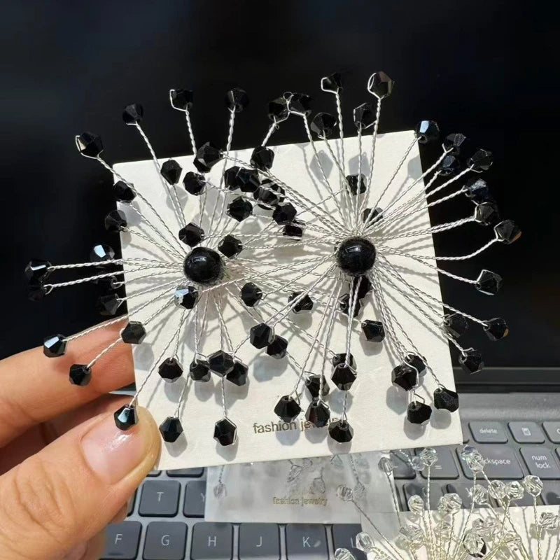 Fleur Crystal Studs