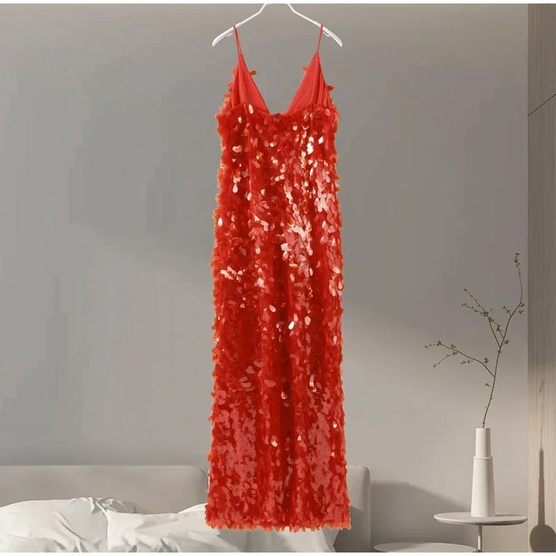 Glimmer Sequin Party Gown