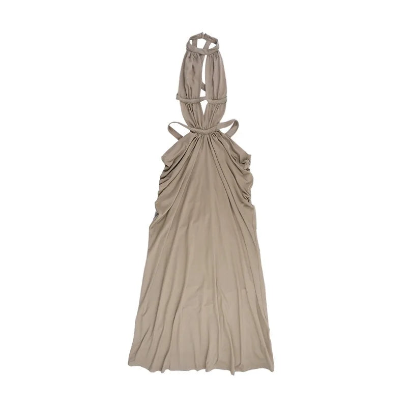 Nova Sparkling Halter Gown