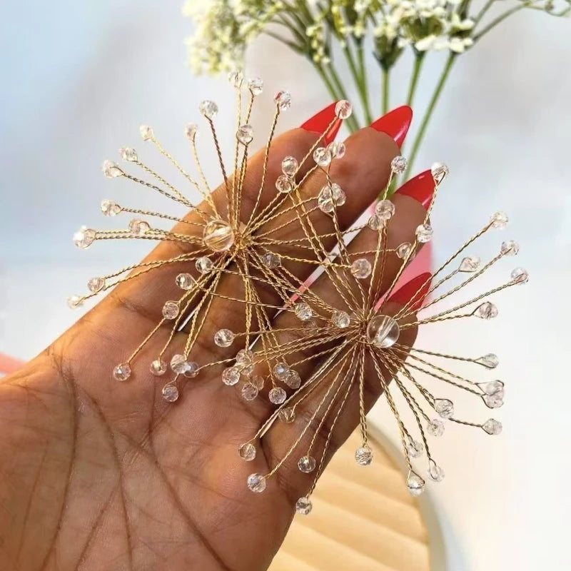 Fleur Crystal Studs