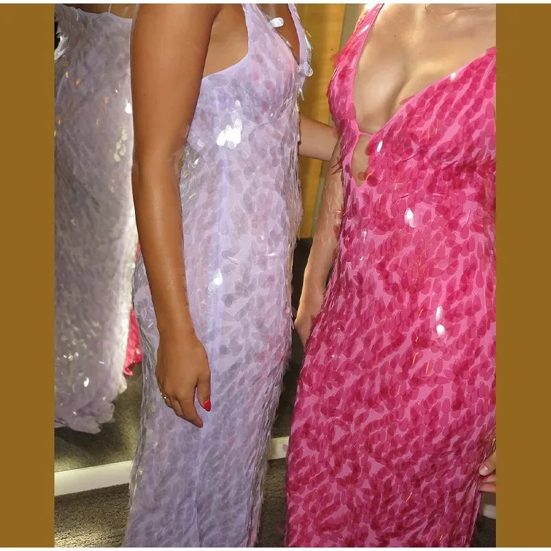 Glimmer Sequin Party Gown