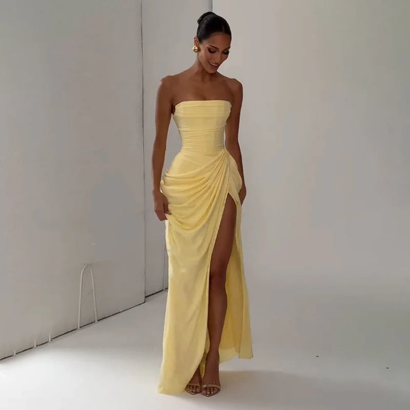 Soleil Strapless Maxi