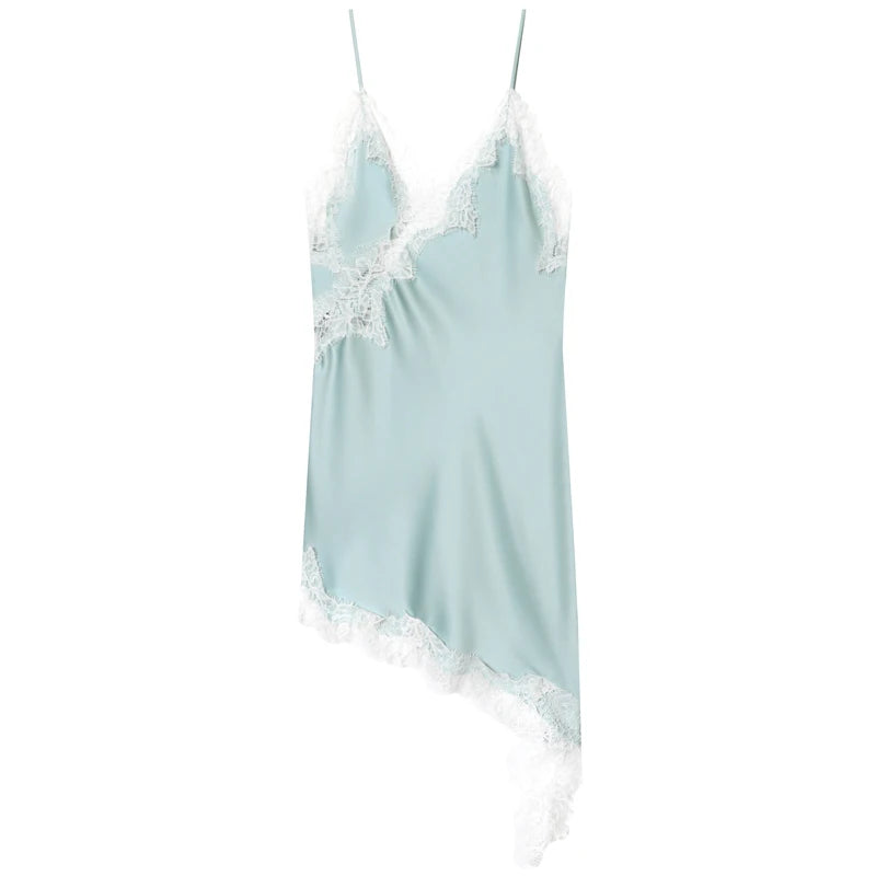 Hana Lace Asymmetric Mini