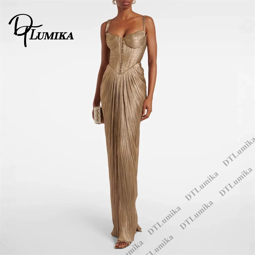 Dorian Gold Mermaid Gown