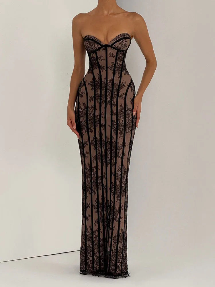 Brielle Strapless Maxi