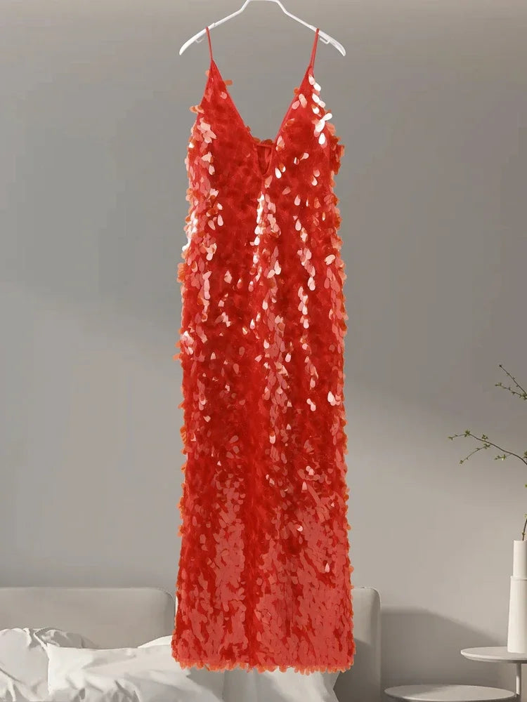 Glimmer Sequin Party Gown