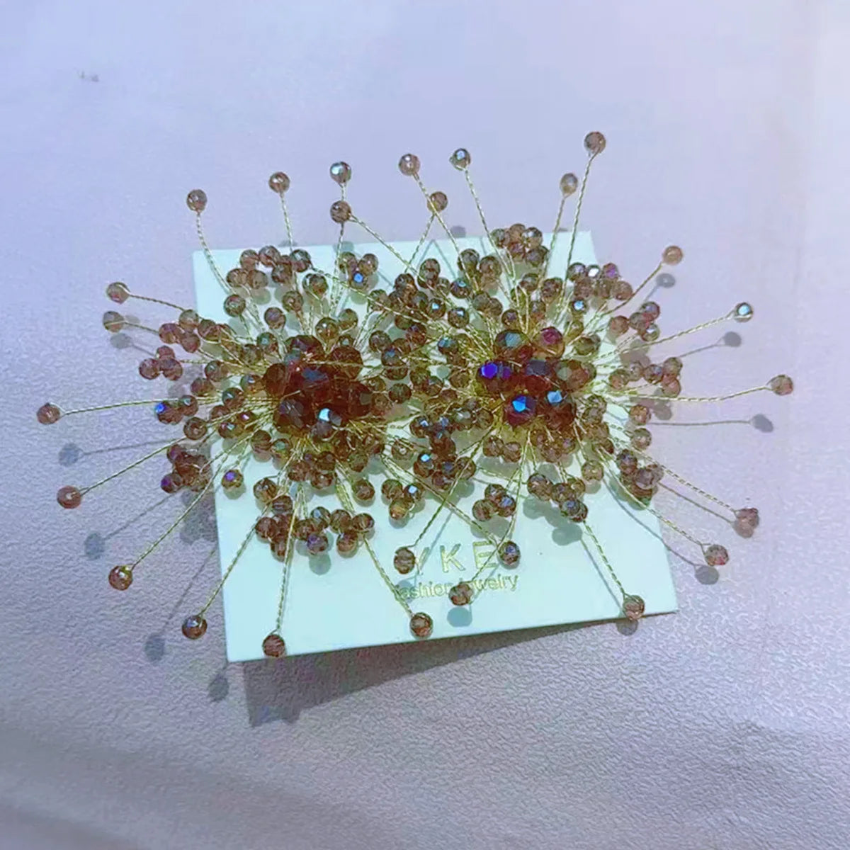 Fleur Crystal Studs