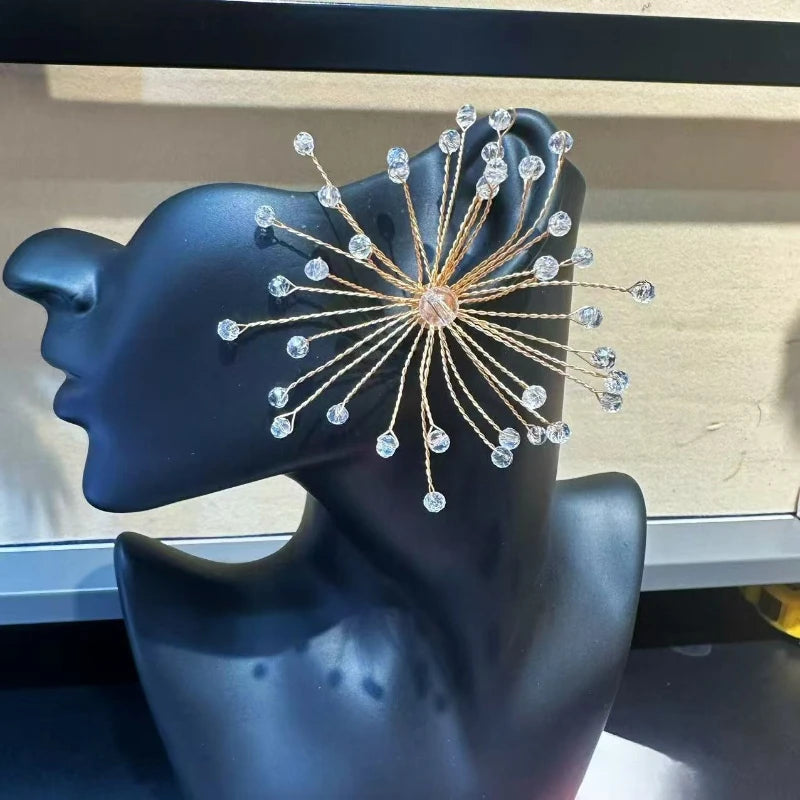 Fleur Crystal Studs