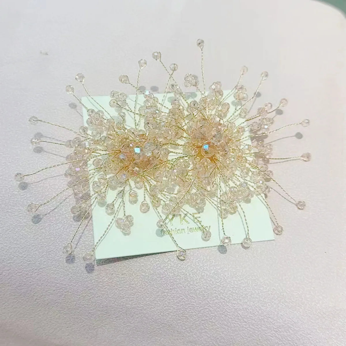 Fleur Crystal Studs