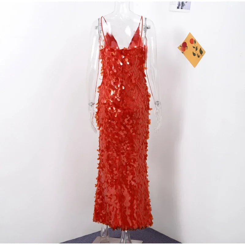 Glimmer Sequin Party Gown