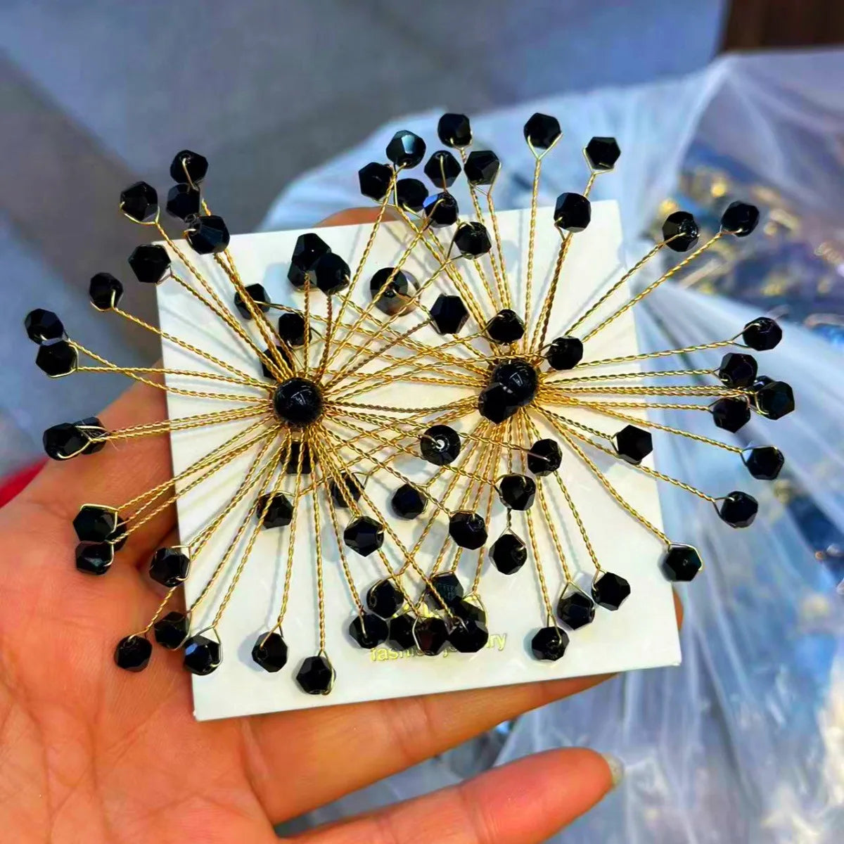 Fleur Crystal Studs