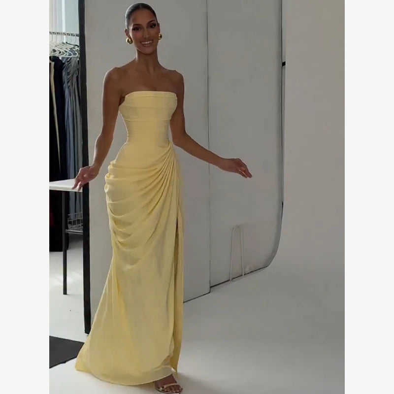 Soleil Strapless Maxi