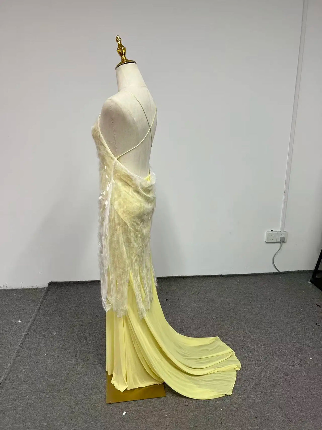 Aria Beaded Fishtail Gown
