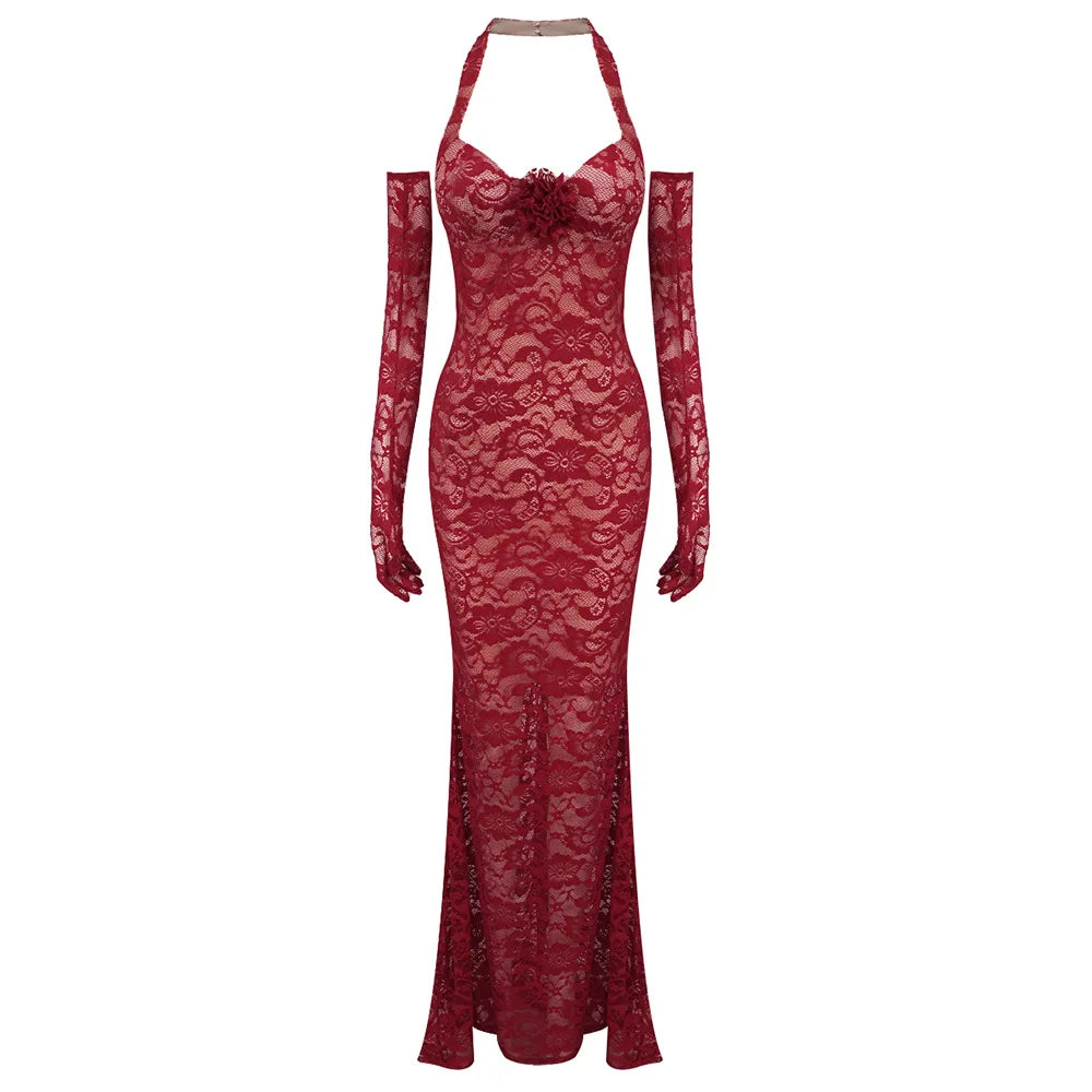 Séraphine Sequin Lace Gown