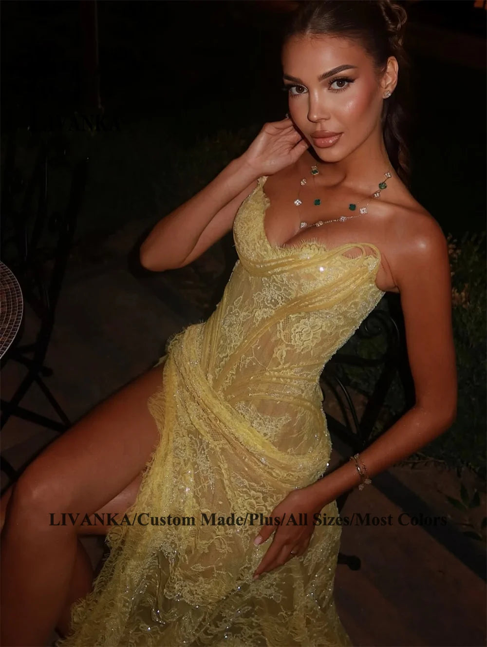 Lucia Lace Corset Gown