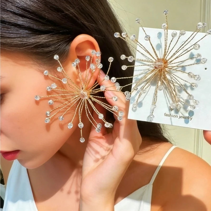 Fleur Crystal Studs