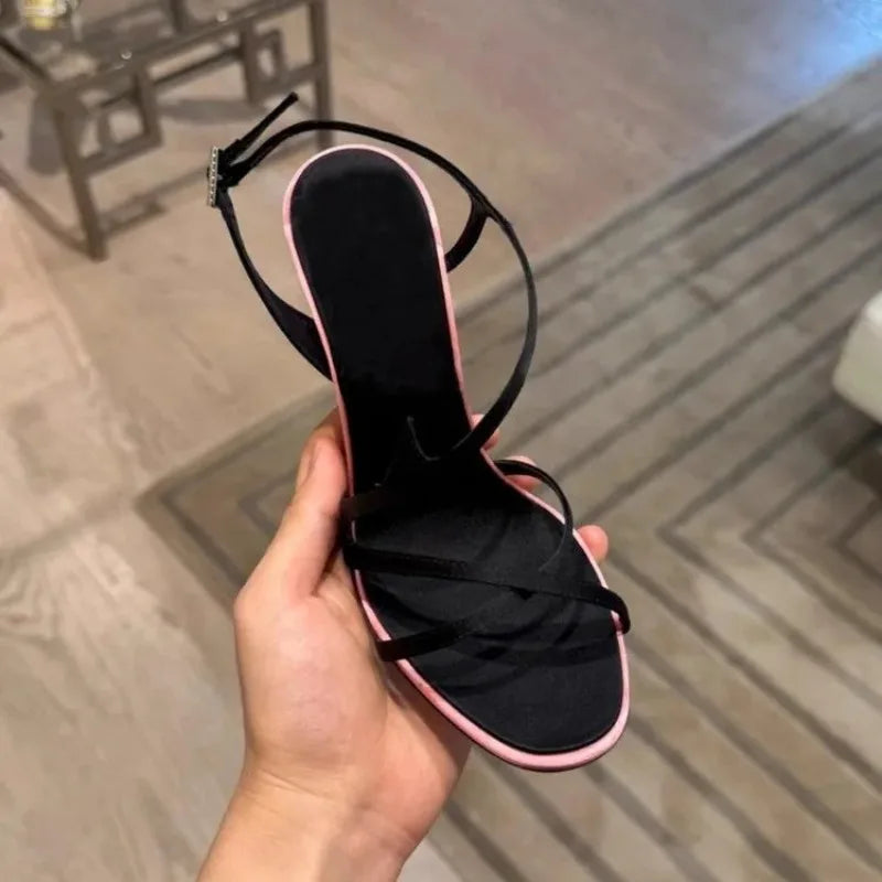 Bicolore Satin Stilettos