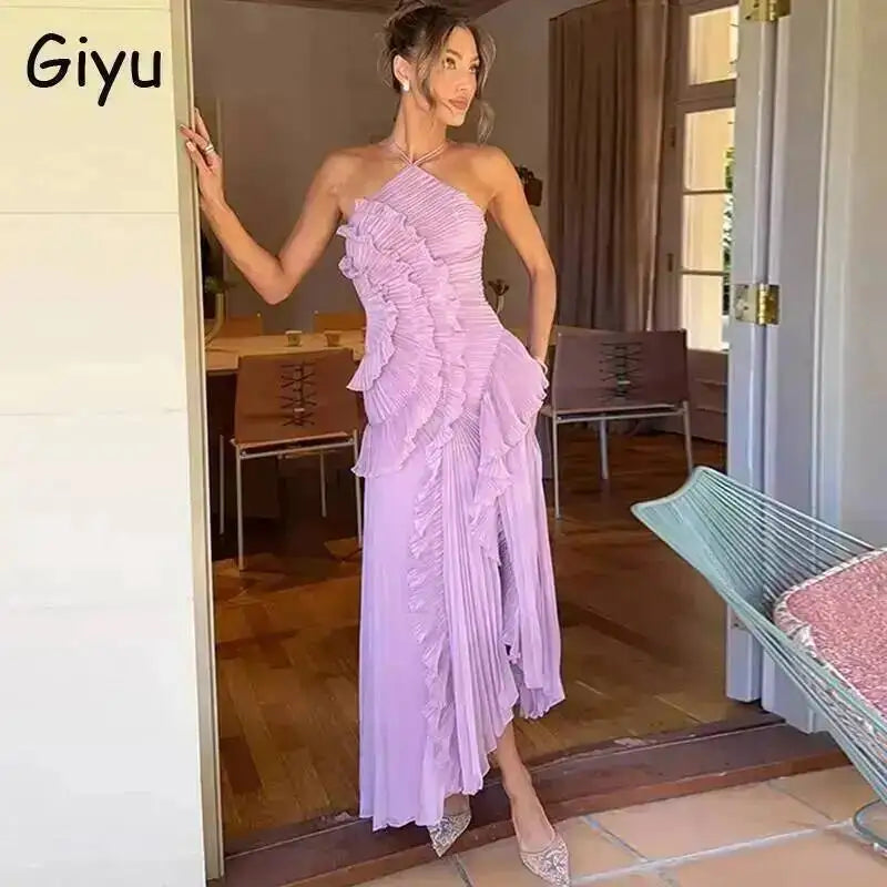 Ginevra Lotus Tiered Gown