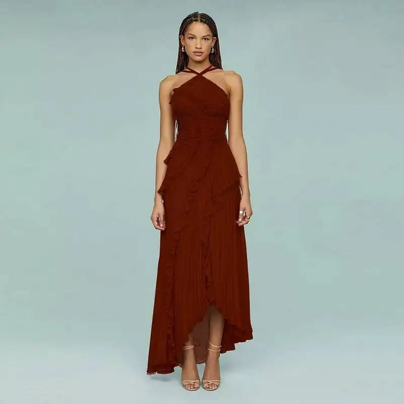 Ginevra Lotus Tiered Gown