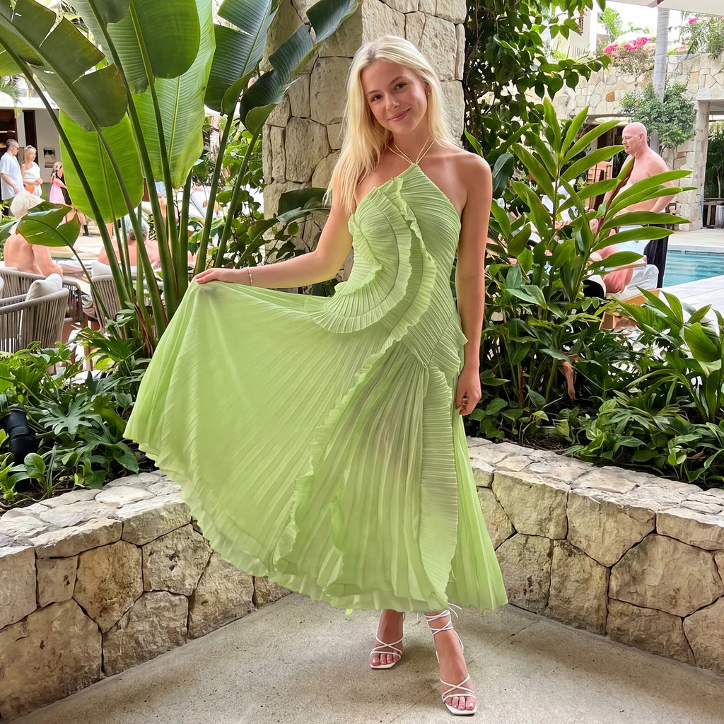 Ondine Ruffle Tiered Maxi