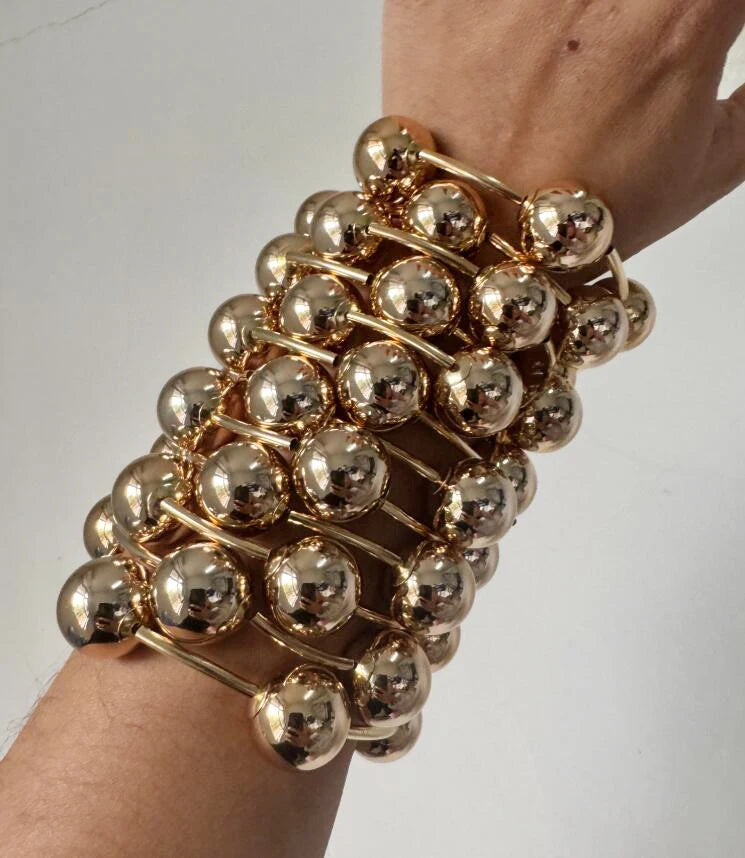 Luxe Gold Bubble Bracelet
