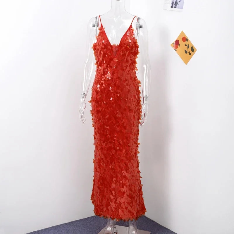 Glimmer Sequin Party Gown