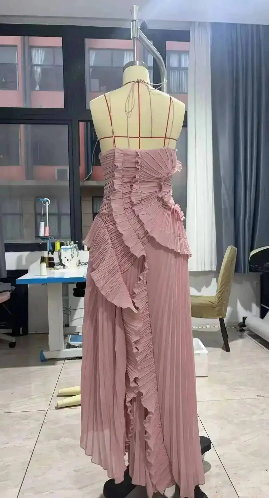 Ginevra Lotus Tiered Gown