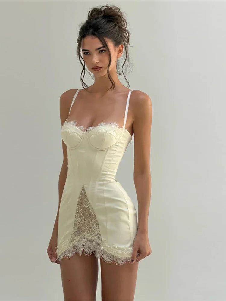 Bianca Lace Corset Mini
