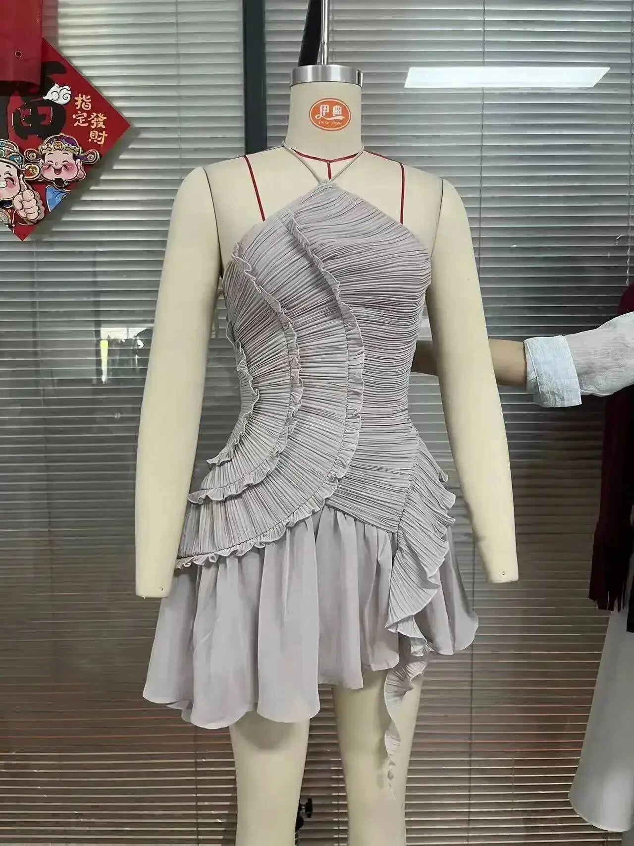 Ginevra Lotus Tiered Gown