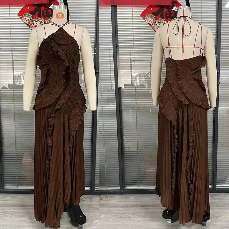 Ginevra Lotus Tiered Gown