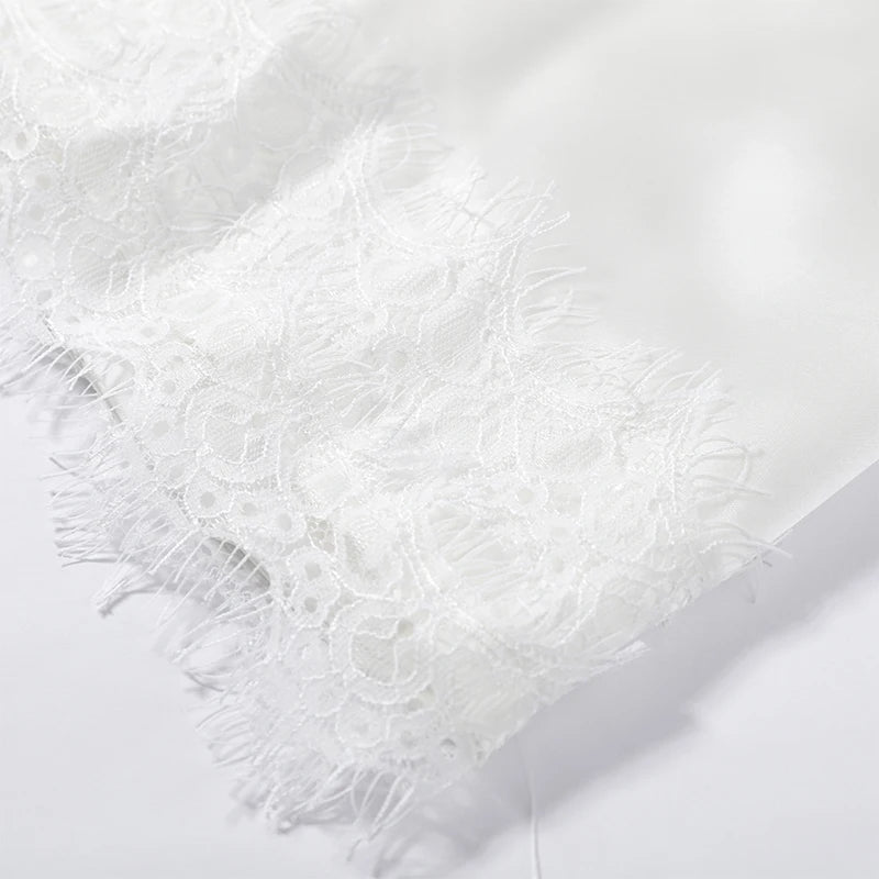 Blanc Lace Sling Mini