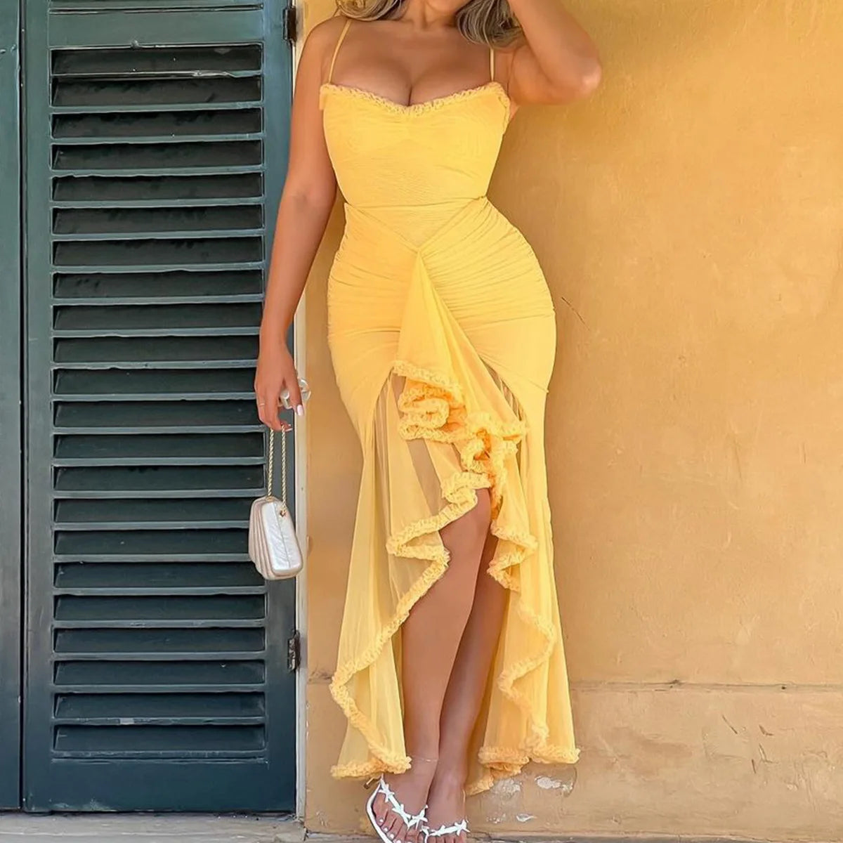 Lune Irregular Sling Dress