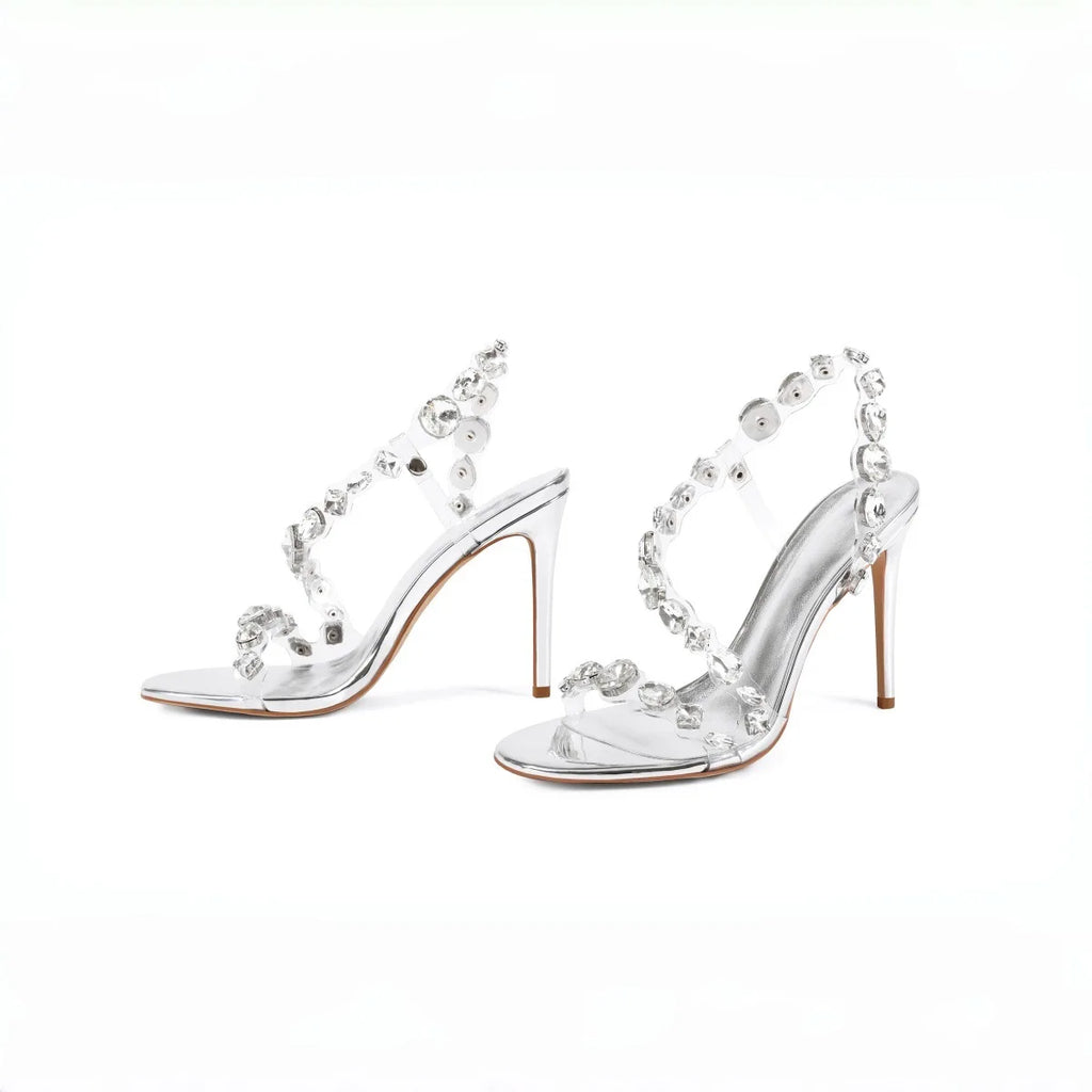 Crystal PVC Slingbacks