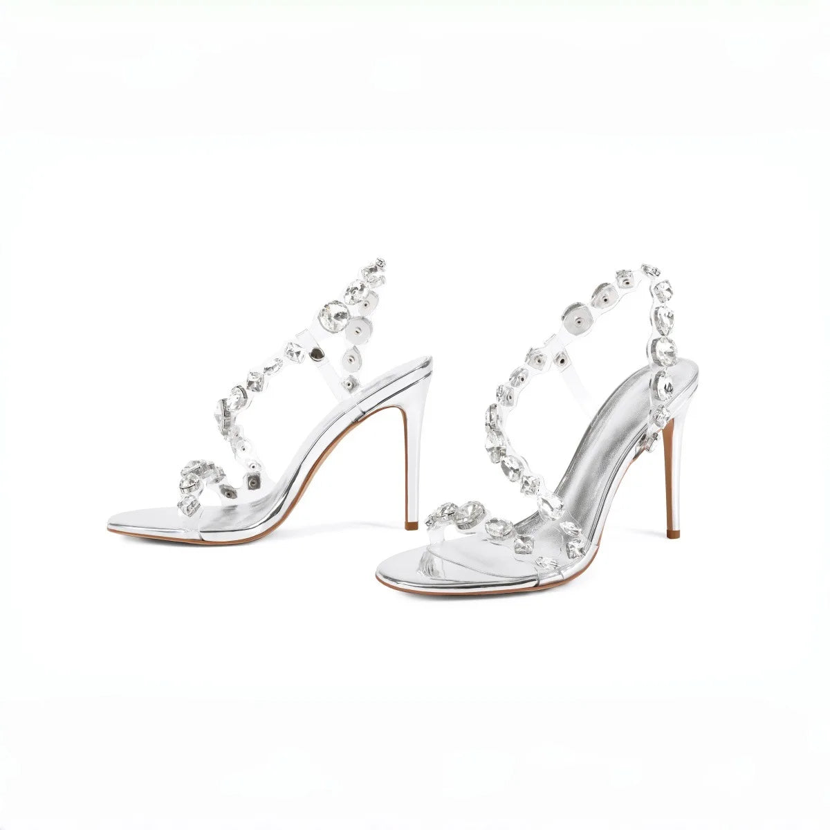 Crystal PVC Slingbacks
