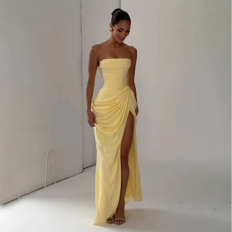 Soleil Strapless Maxi