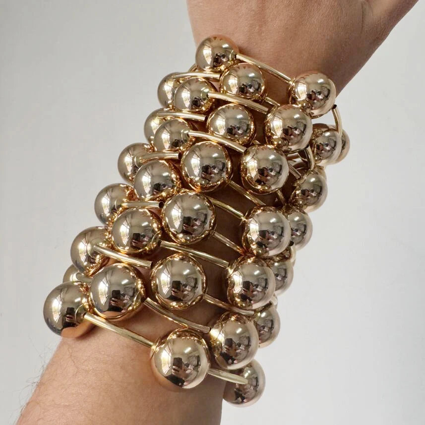 Luxe Gold Bubble Bracelet