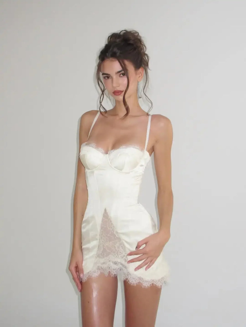 Bianca Lace Corset Mini