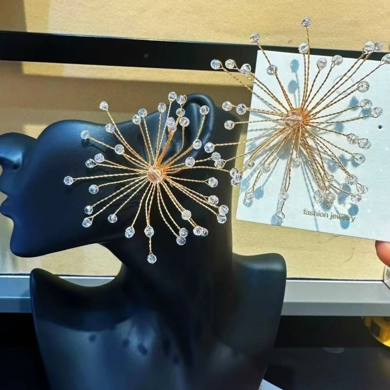 Fleur Crystal Studs