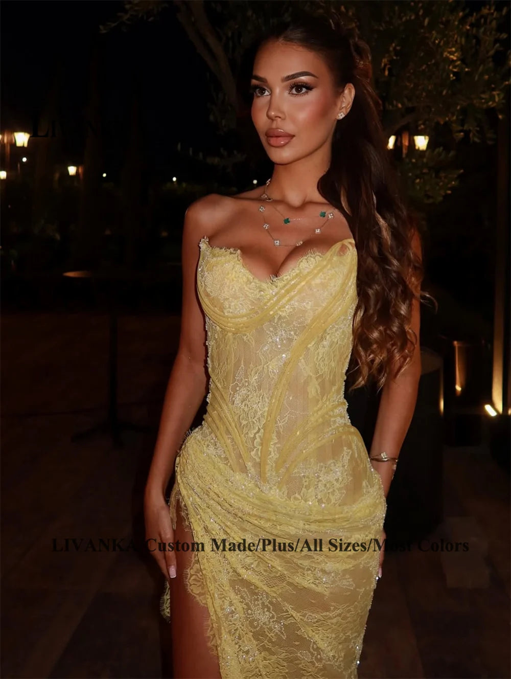 Lucia Lace Corset Gown