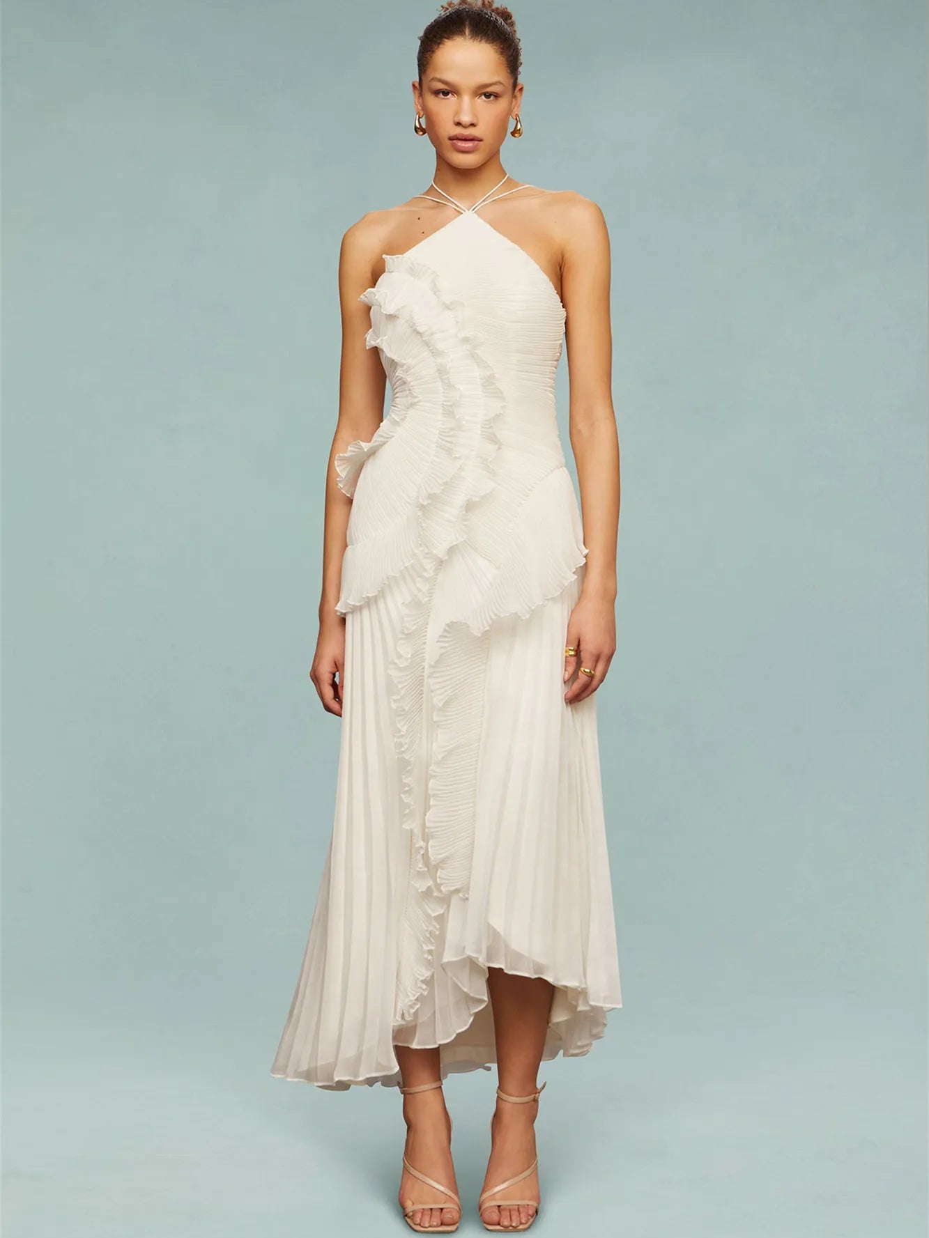 Cleo Tiered Chiffon Maxi