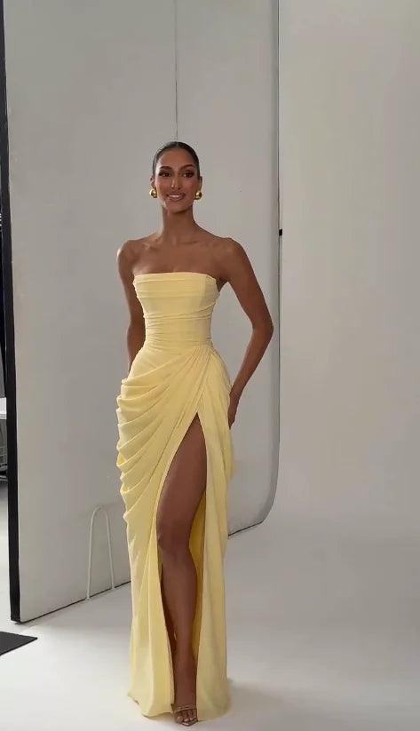 Soleil Strapless Maxi