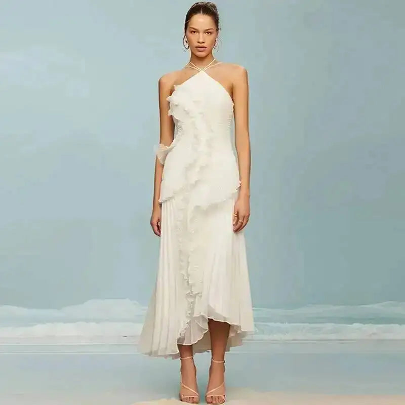 Ginevra Lotus Tiered Gown