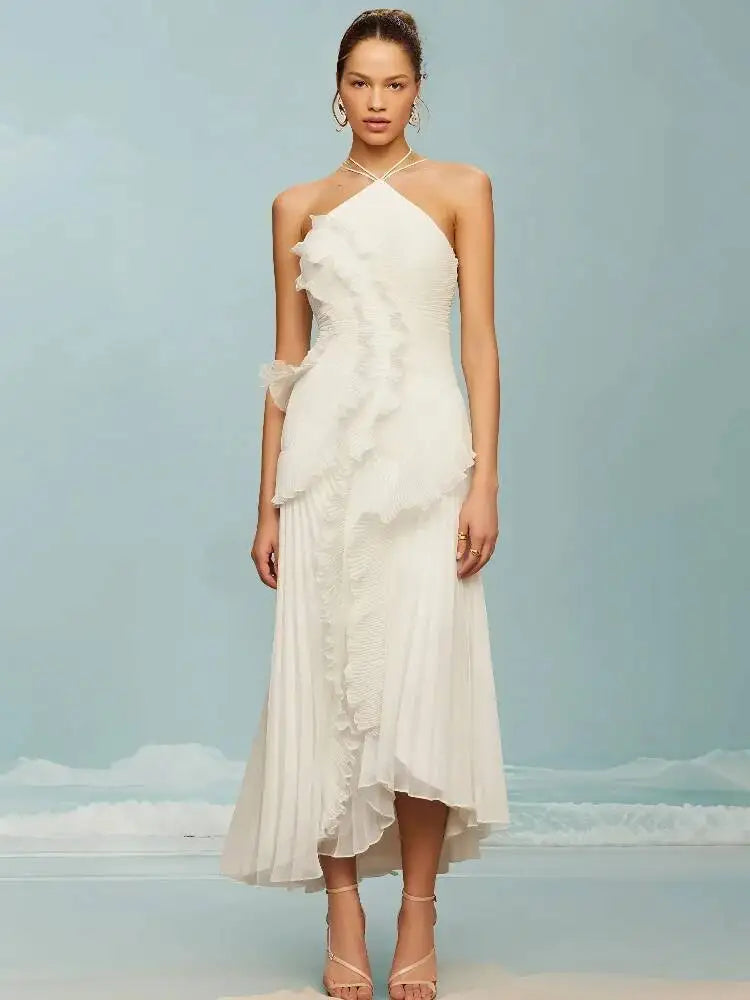 Isadora Lace-Up Evening Gown