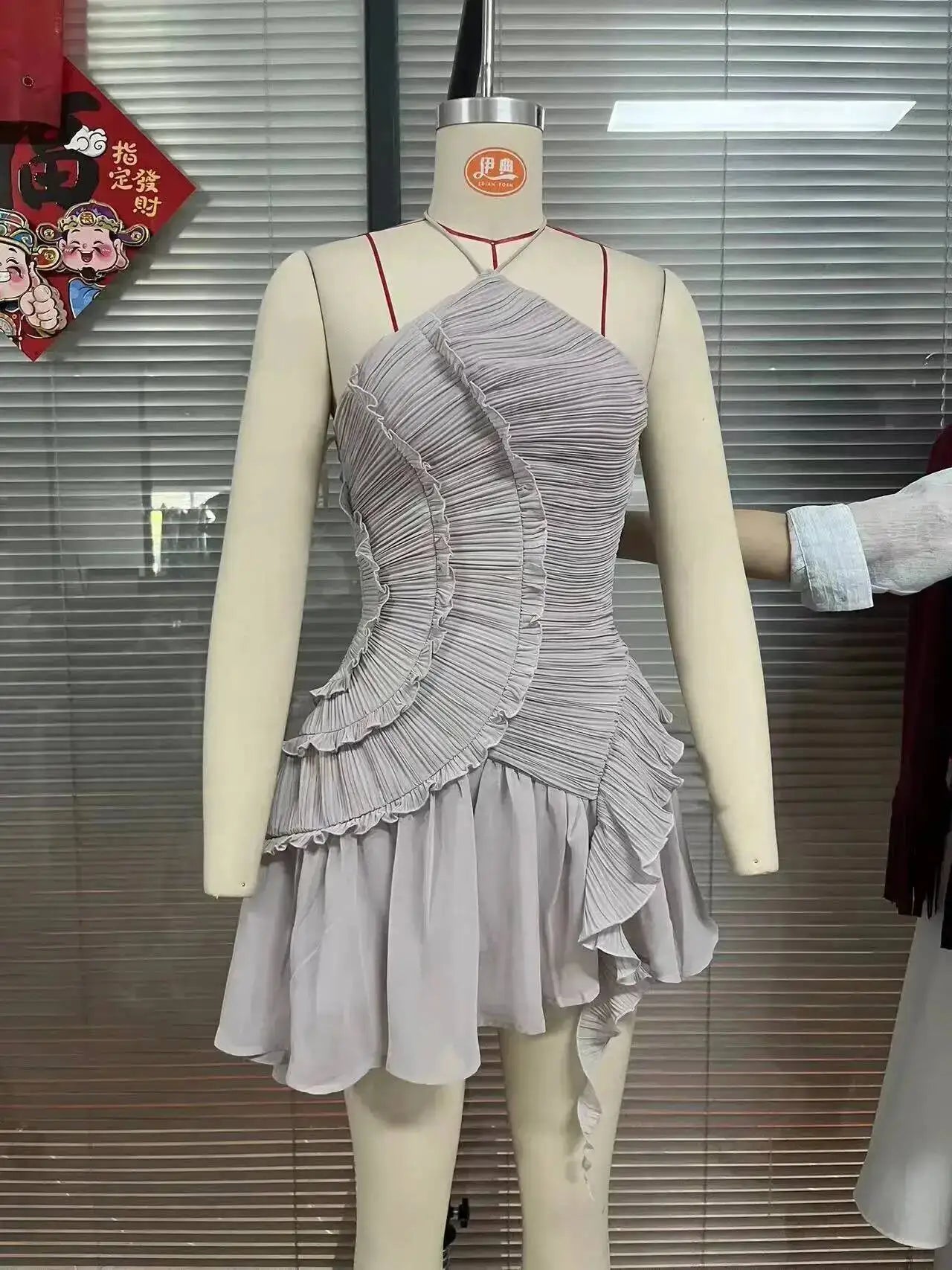 Ginevra Lotus Tiered Gown