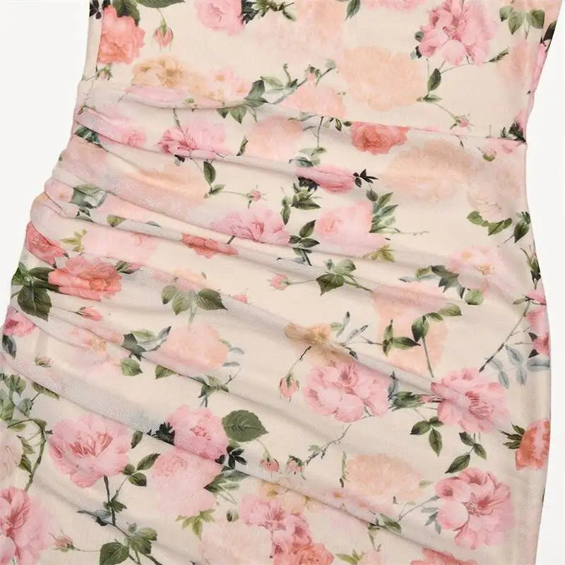 Flora Backless Floral Maxi